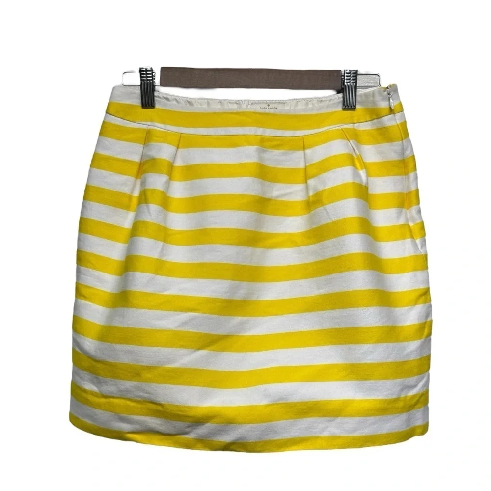 Kate Spade Brilliant yellow and white stripe Barry
Skirt - Picture 3 of 11